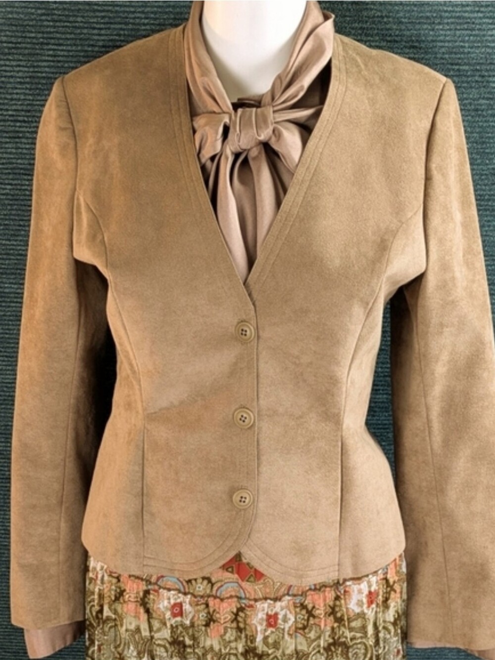 Vintage 70s Gino Rossi For Wilson Ultrasuede Jacket Union Made